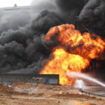 Нефтяное месторождение в Казахстане горит второй день