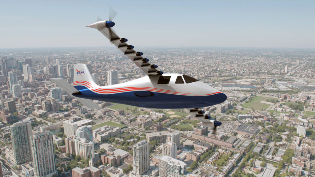 NASA представило электрический самолет Maxwell X-57